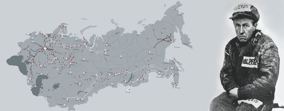 Mappa dei Gulag