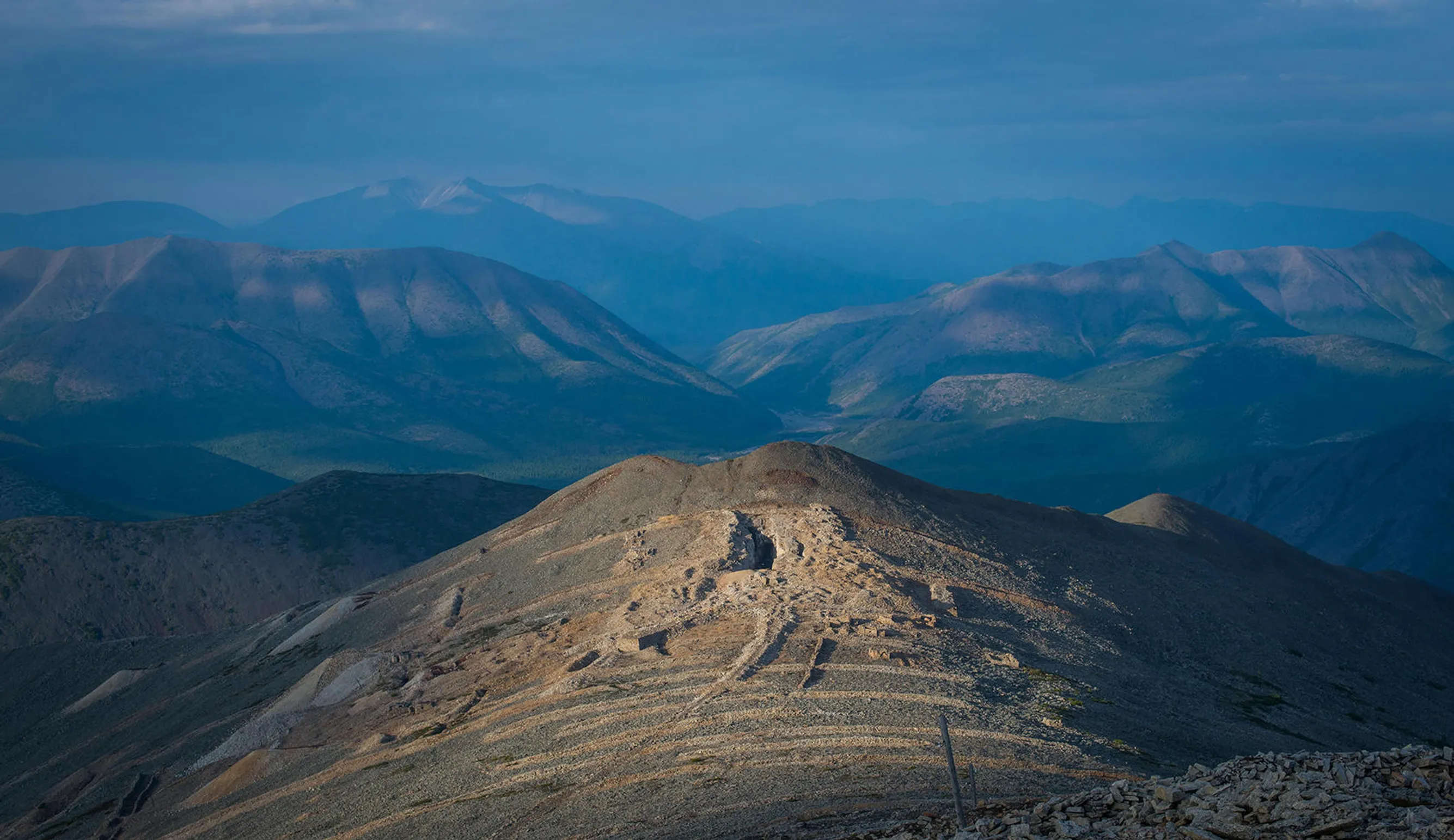 Le rovine di un campo di prigionia russo