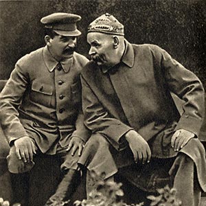 Stalin e Maksim Gor'kij